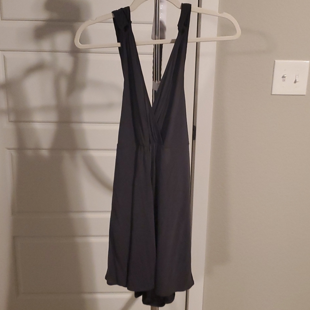 Urban outfitters black low front dress M